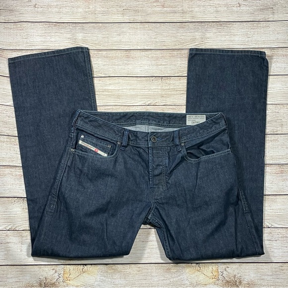 Diesel Other - Diesel Industry Zatiny Mens Button Fly Regular Bootcut Denim Blue Jeans 32 / 30